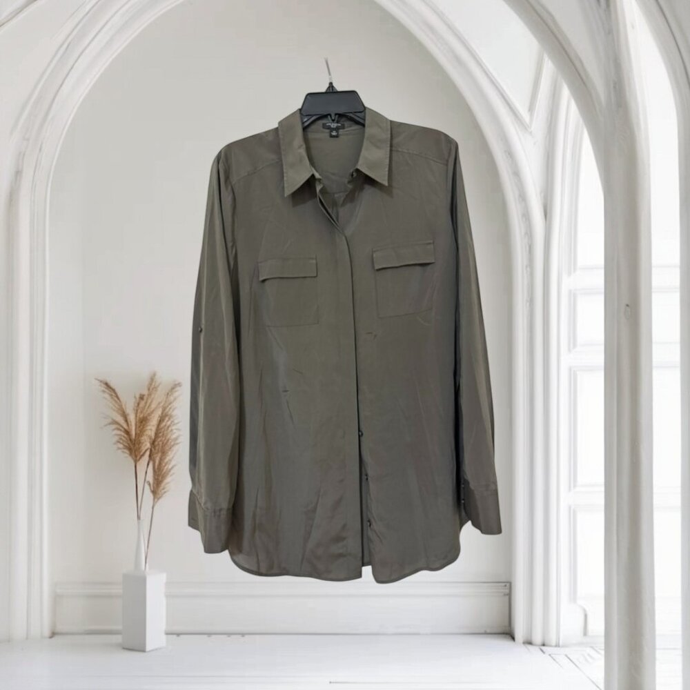 Ann Taylor Silk Shirt/Blouse. Size 14